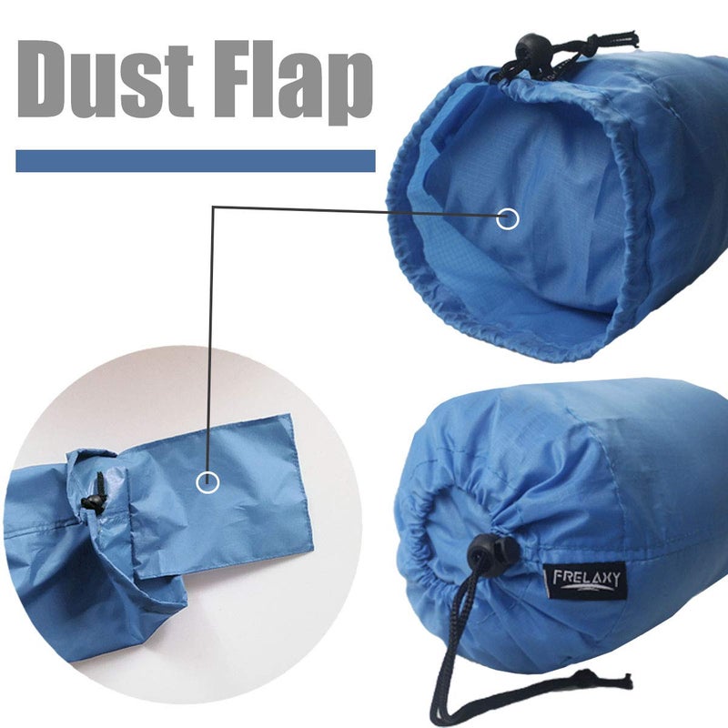 Frelaxy Stuff Sack Set 3-Pack (3L&5L&9L), Ultralight Ditty Bags with Dust Flap for Traveling Hiking Backpacking â€¦ - Image 3